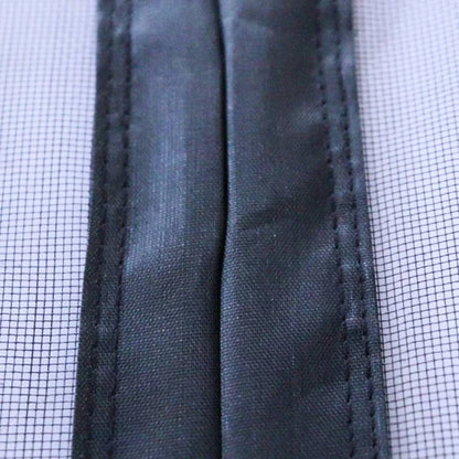 Magnetic Screen Door with Auto-Closing Panels and Machine Washable Mesh