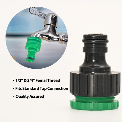 Automatic Garden Drip Irrigation System with Eight-Hole Heads and Flow Control