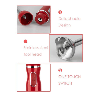 Hand Blender with Milk Frother and Chopper Bowl, 1000W 20 Speed