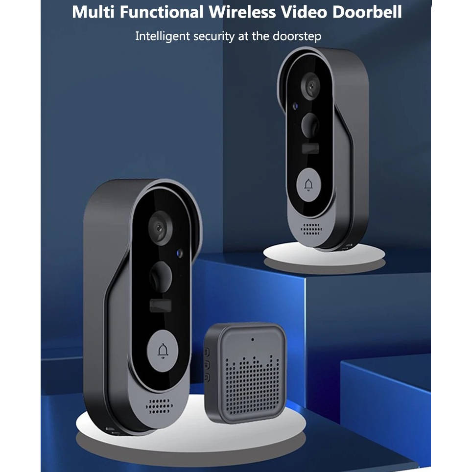 Smart Video Doorbell with Motion Detection and Night Vision, Two Way Audio