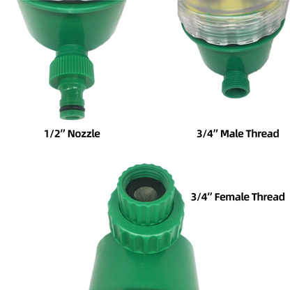 Automatic Garden Drip Irrigation System with Eight-Hole Heads and Flow Control