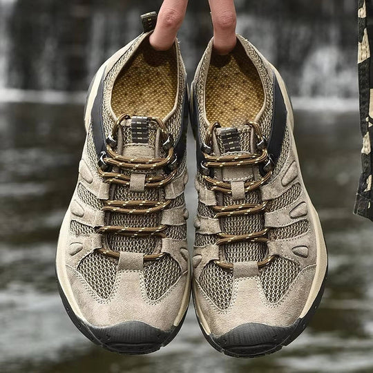 Women's Hiking Shoes with Shock Absorbing Midsole and Multi Directional Tread