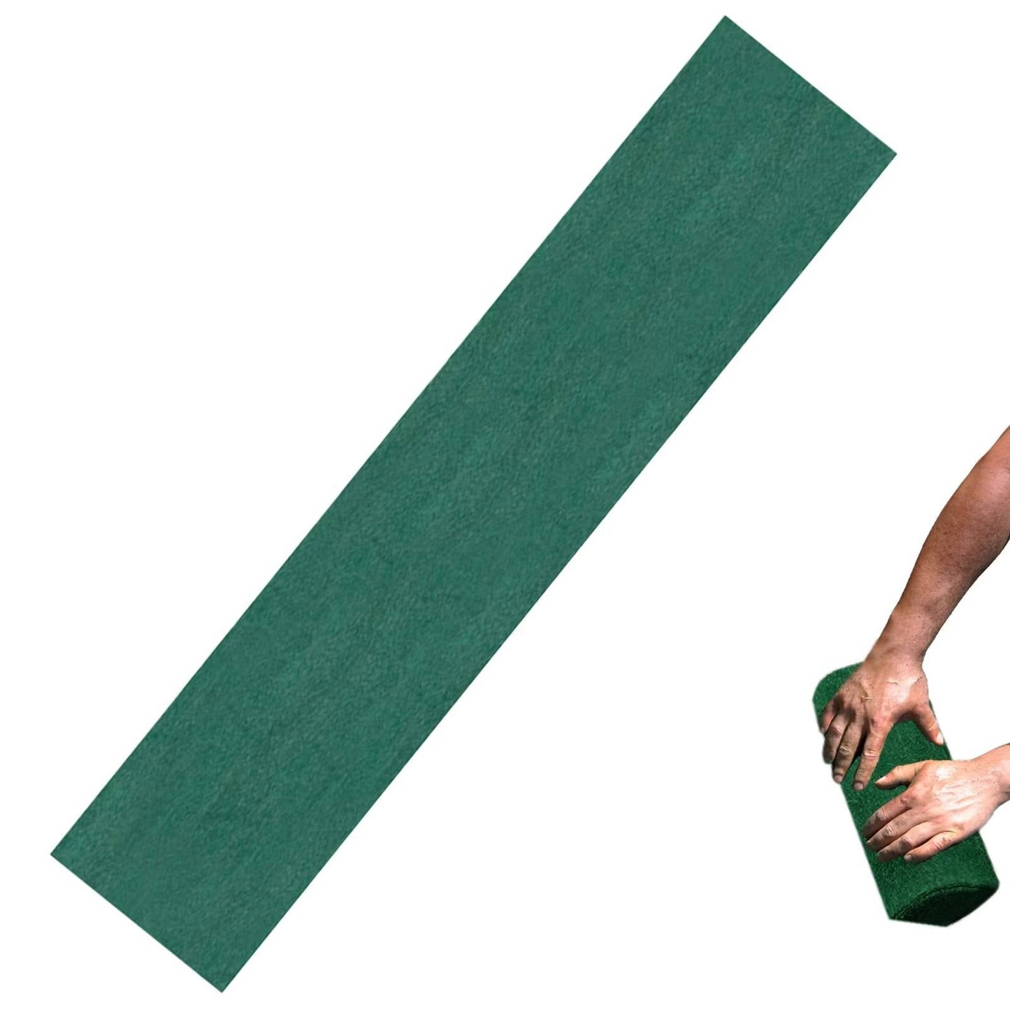Biodegradable Grass Seed Mat with Embedded Fertilizer and Dual Layer Fabric