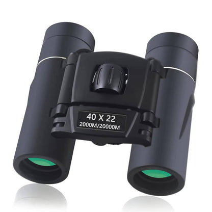 Bird Watching Binocular with 40x Magnification and HD Glass Optics, Foldable Design