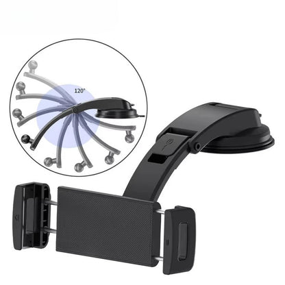 Tablet Mount for Car Dashboard with 360 Rotation and 140 Degree Tilt