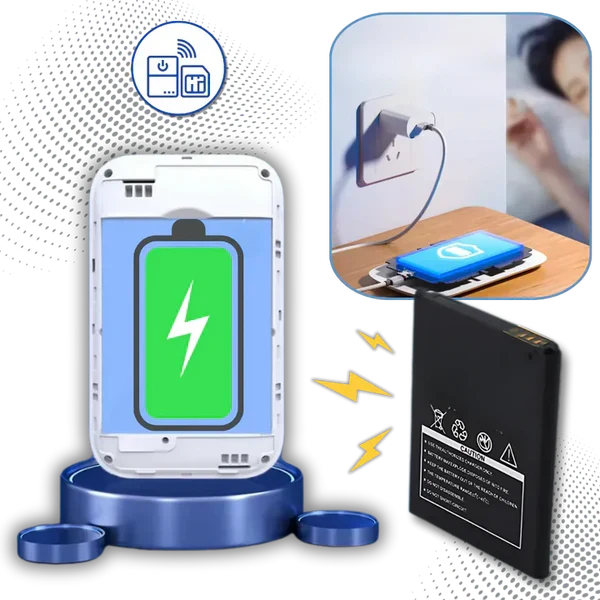 Portable 4G LTE Hotspot with 150 Mbps Speed and 10 Device Support