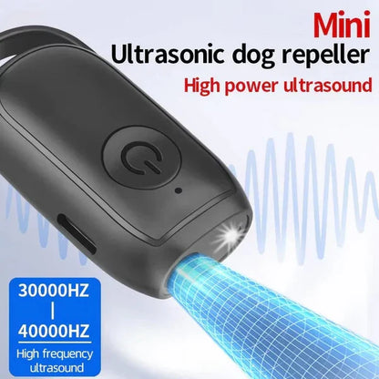 Handheld Ultrasonic Dog Deterrent with Single Button and Pocket Size