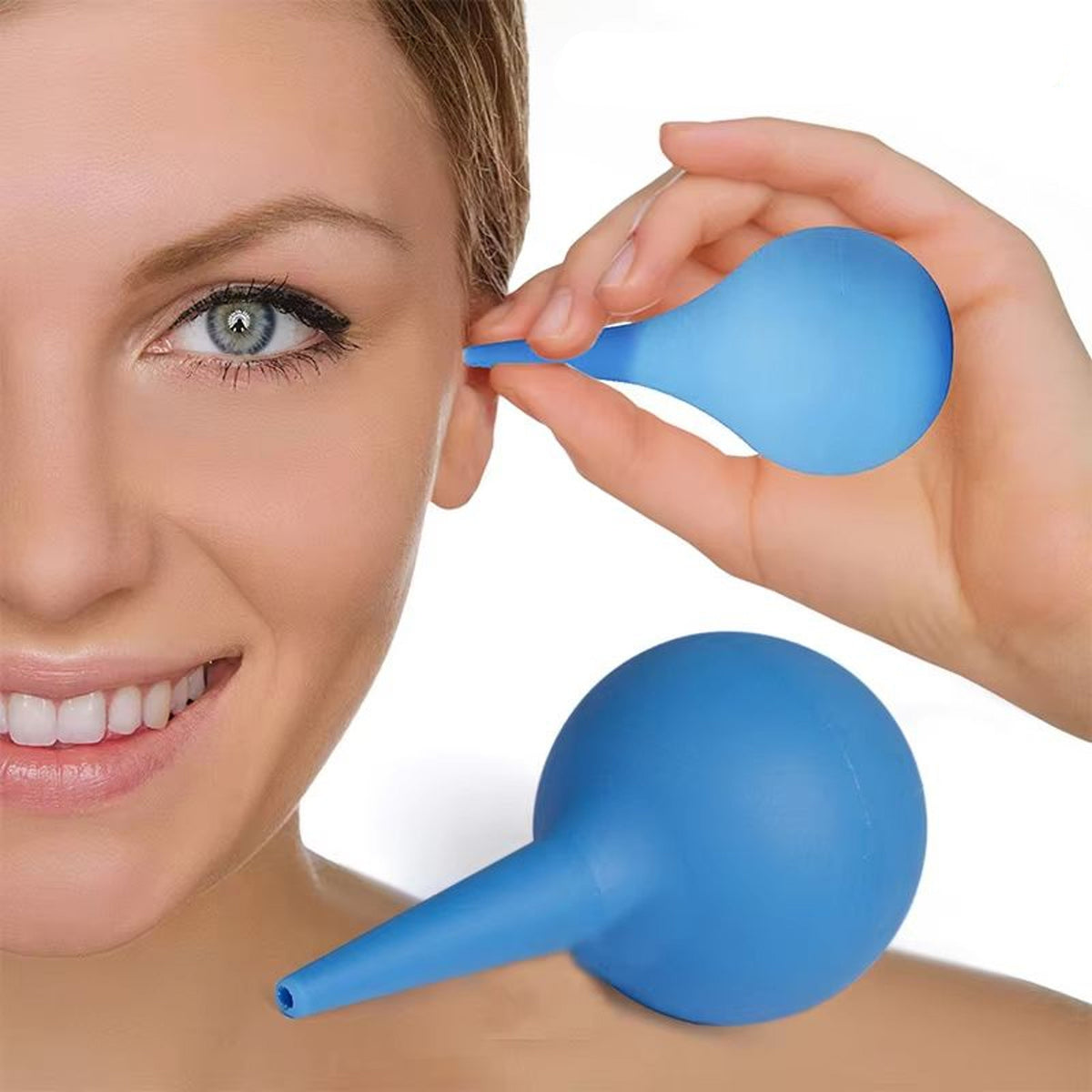 Ear Wax Removal Kit with Bulb Syringe and Air Drying Pump for Adults and Kids