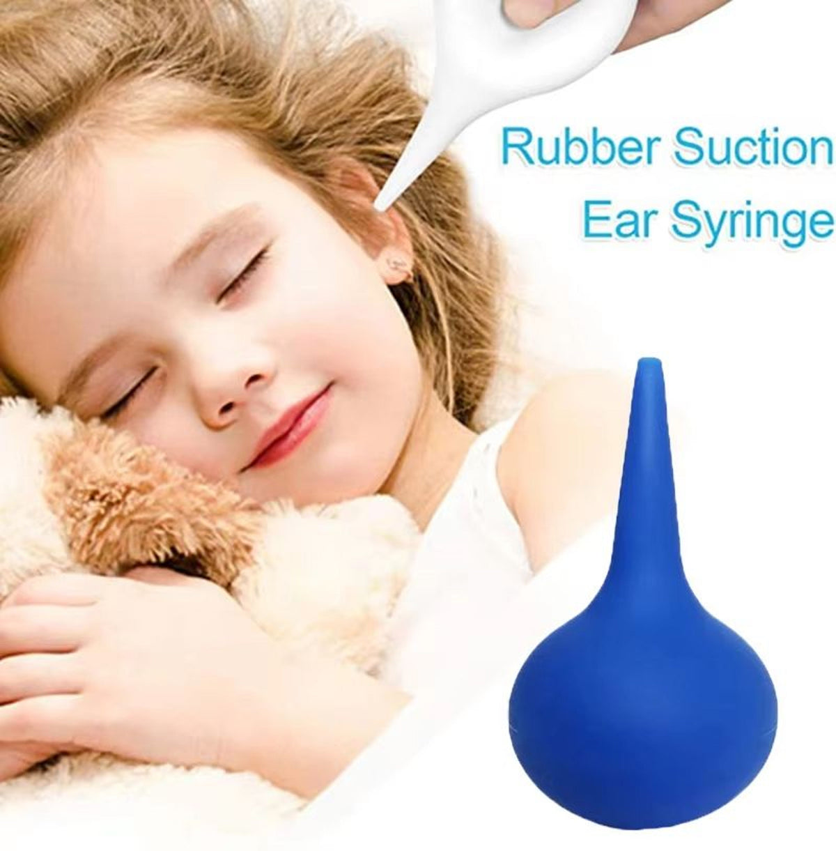 Ear Wax Removal Kit with Bulb Syringe and Air Drying Pump for Adults and Kids