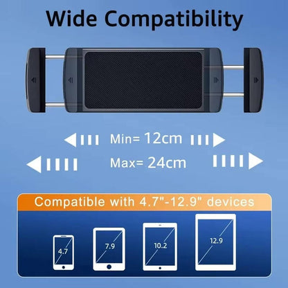 Tablet Mount for Car Dashboard with 360 Rotation and 140 Degree Tilt
