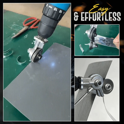 Sheet Metal Cutter Drill Attachment with Standard Chuck Fitting