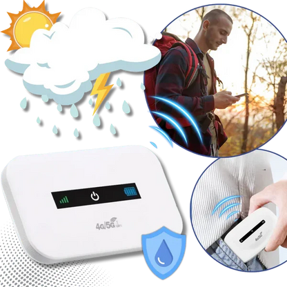 Portable 4G LTE Hotspot with 150 Mbps Speed and 10 Device Support