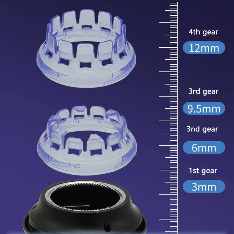Rotating Head Hair Clipper with 360-Degree Rotation and Stainless Steel Blades