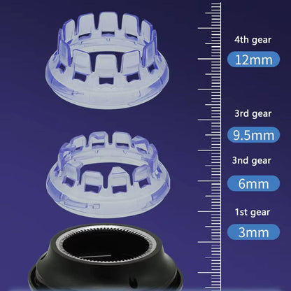 Rotating Head Hair Clipper with 360-Degree Rotation and Stainless Steel Blades