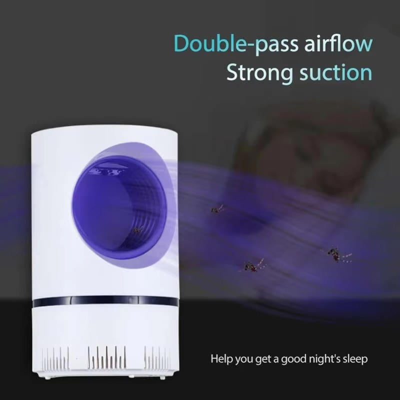 Mosquito and Fly Trap with UV LED Light and Vortex Fan System