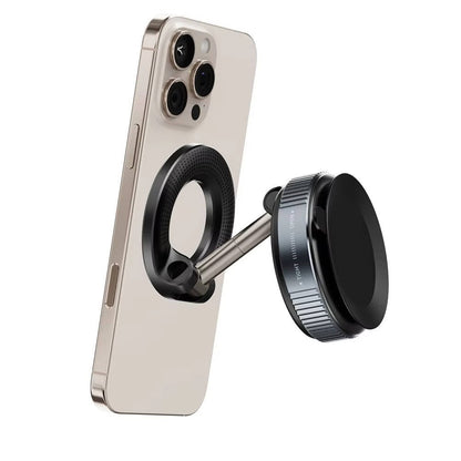 Magnetic Phone Holder with 360° Rotation and Suction Mount for Vehicles All Vera Mart