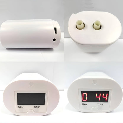 Plant Watering System with Rechargeable Battery and LCD Timer for 2-8 Pots