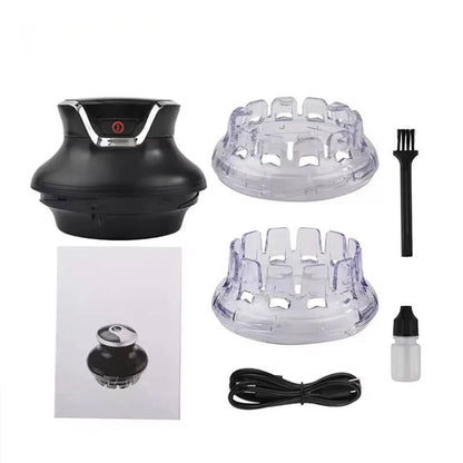 Rotating Head Hair Clipper with 360-Degree Rotation and Stainless Steel Blades