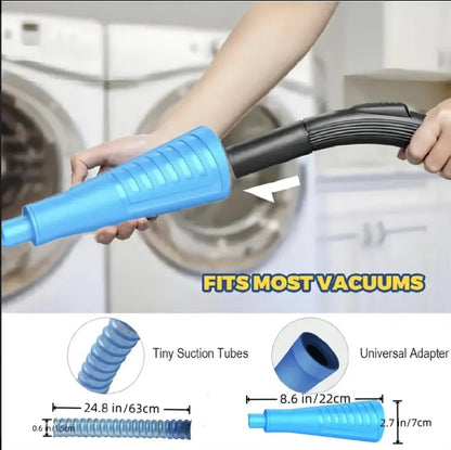 Dryer Vent Lint Removal Tool with Flexible Design and Vacuum Hose Compatibility All Vera Mart