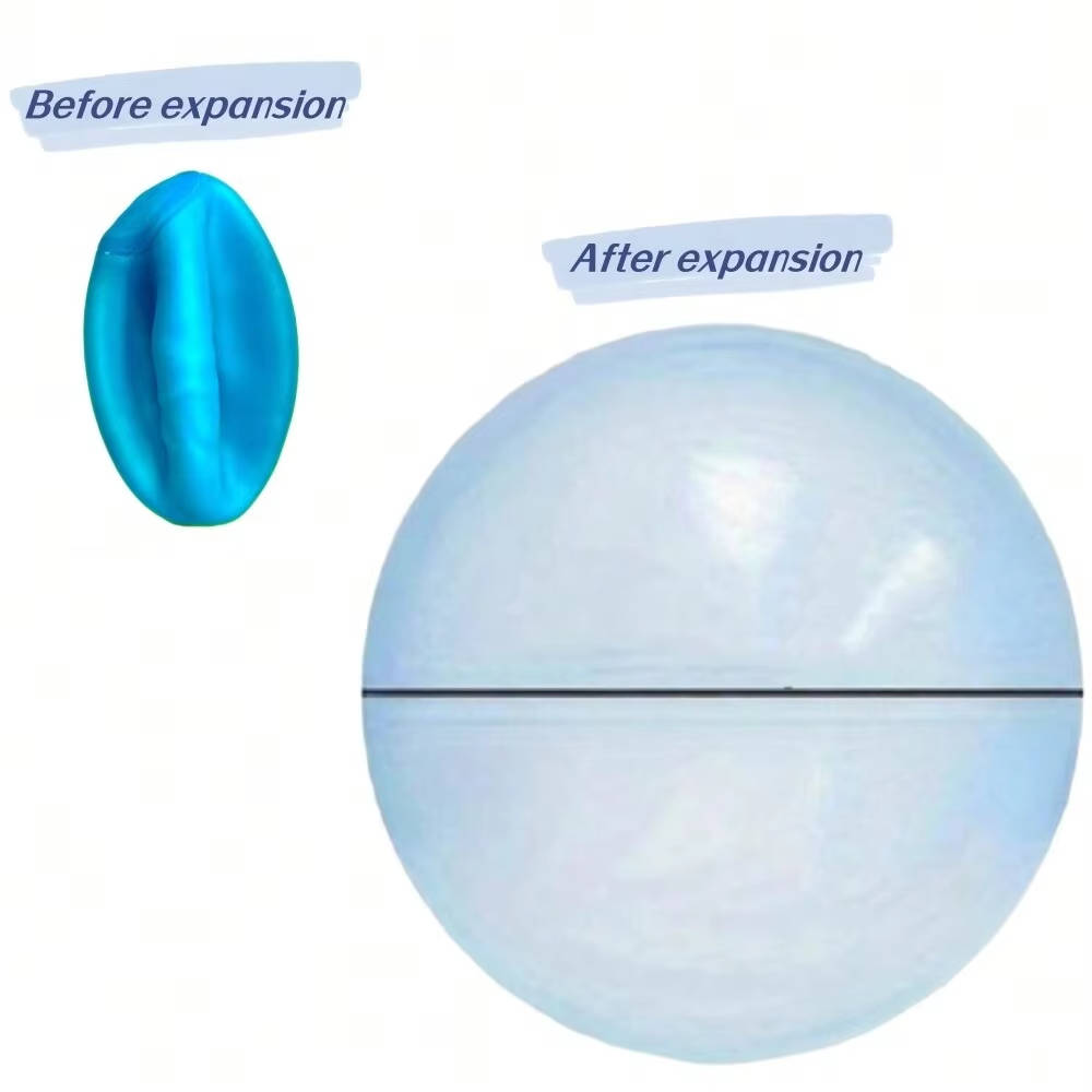 Giant Jelly Balloon Balls with Transparent Tear Resistant Design and Air or Water Fill, Set of 3