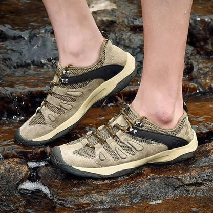 Women's Hiking Shoes with Shock Absorbing Midsole and Multi Directional Tread