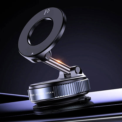 Magnetic Phone Holder with 360° Rotation and Suction Mount for Vehicles All Vera Mart