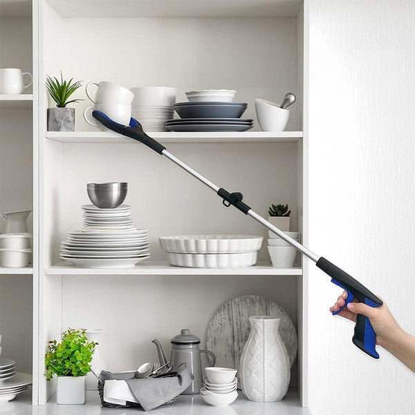 Reacher Grabber Tool with 90-Degree Rotating Head and Foldable Design