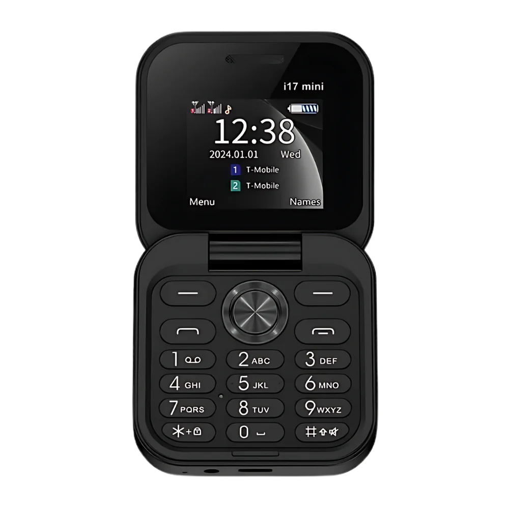 Dual SIM Folding Phone with 1.77in Display and Rear Camera