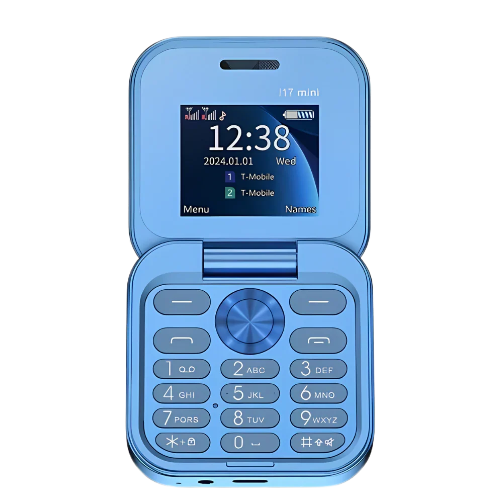 Dual SIM Folding Phone with 1.77in Display and Rear Camera