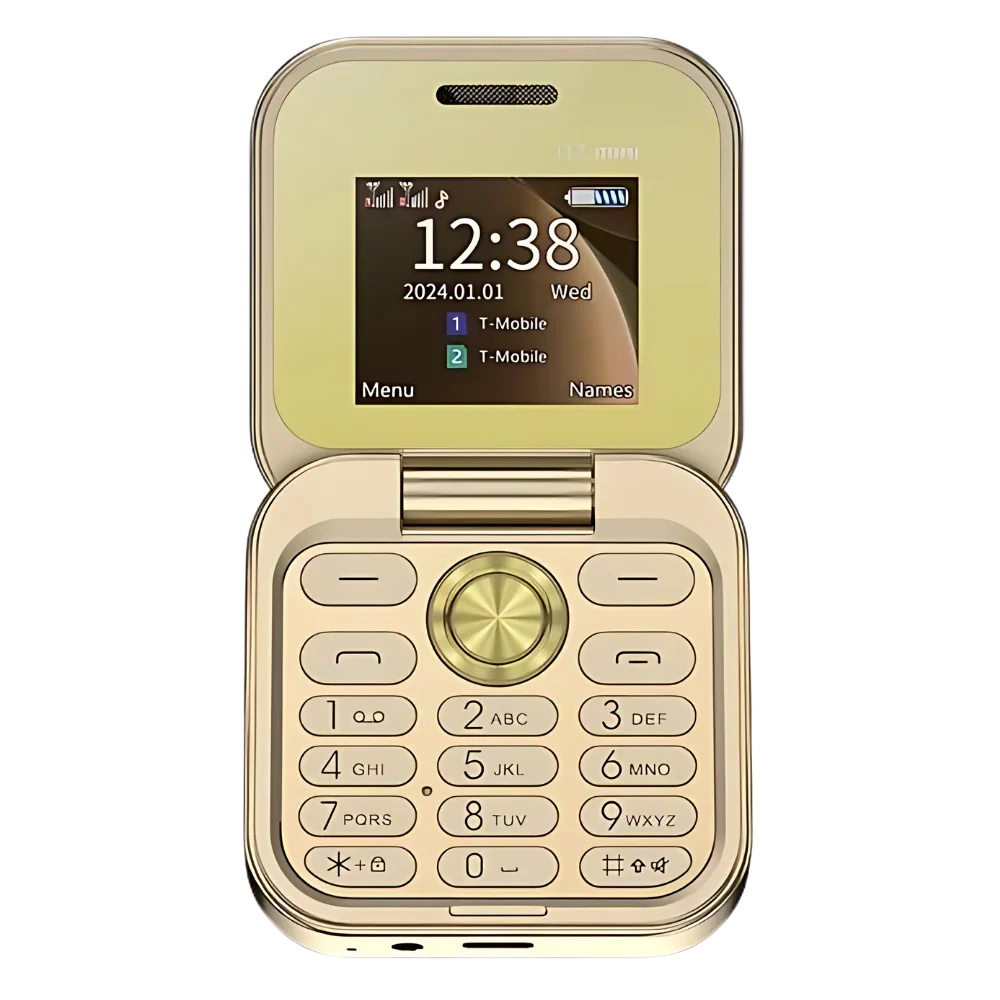 Dual SIM Folding Phone with 1.77in Display and Rear Camera