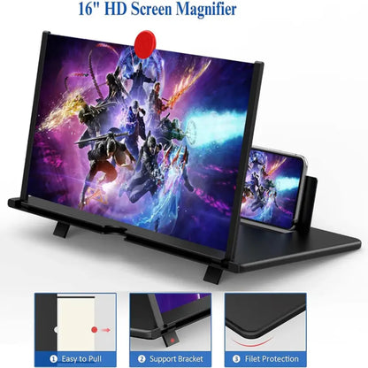 Phone Screen Magnifier 16 Inch with Fresnel Lens and Foldable Design