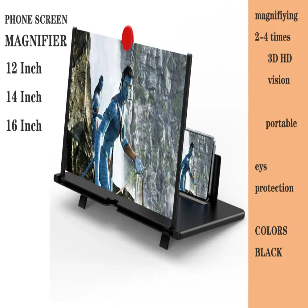 Phone Screen Magnifier 16 Inch with Fresnel Lens and Foldable Design