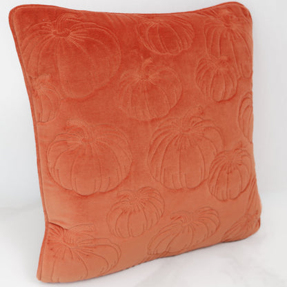 Orange Stitched Pumpkin Pillow - Interior Delights
