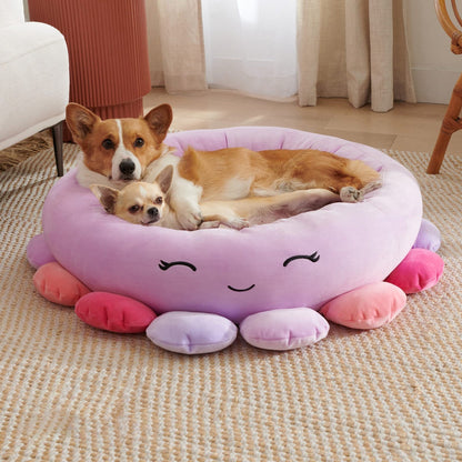 Animals And Fruits Super Soft Plush Pet Bed
