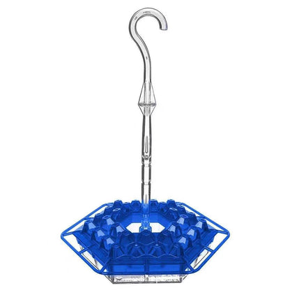 Hummingbird Feeder with Raised Diamond Ports and Ant Guard, 12oz Capacity