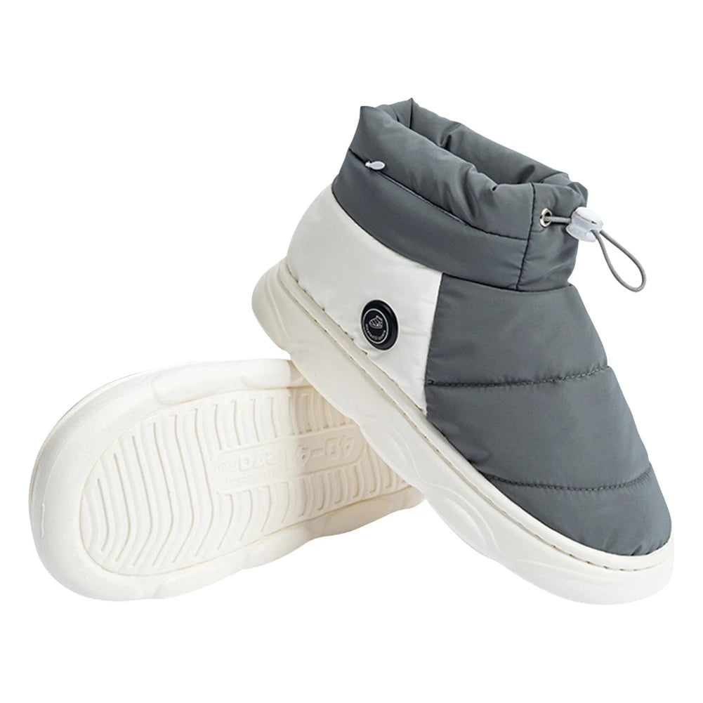 USB Heated Booties with Adjustable Temperature Settings and Grip Soles
