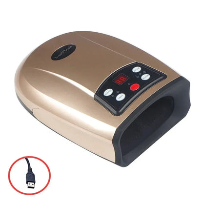 Air Compression Hand Massager with Dual Power and Universal Voltage