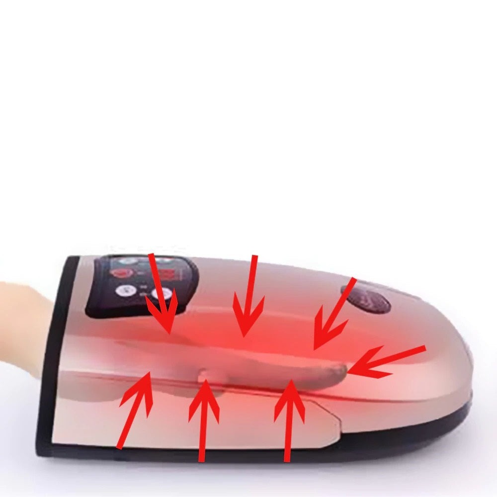 Air Compression Hand Massager with Dual Power and Universal Voltage