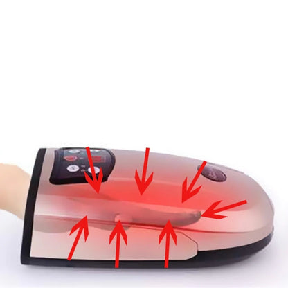 Air Compression Hand Massager with Dual Power and Universal Voltage