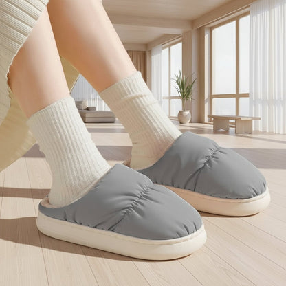 Heated Slippers with Detachable Cord and Non-Slip Sole for Men and Women