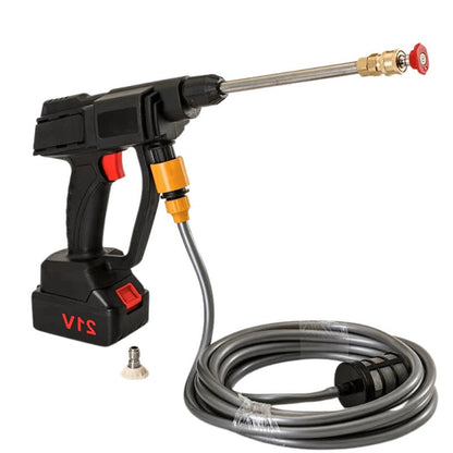 Handheld Cordless Pressure Washer with Adjustable Nozzle and Rechargeable Battery