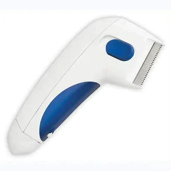 Electric Flea and Tick Comb with Fine Teeth and Gentle Current for Dogs and Cats