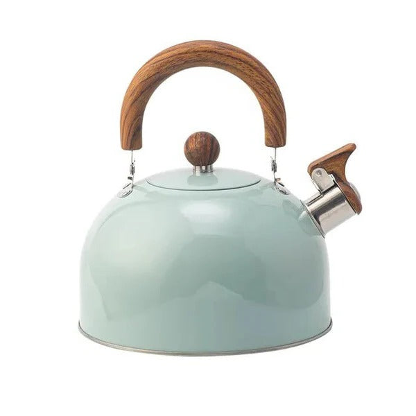 Whistling Stovetop Kettle with Cool-Touch Handle and Fast Heating Base