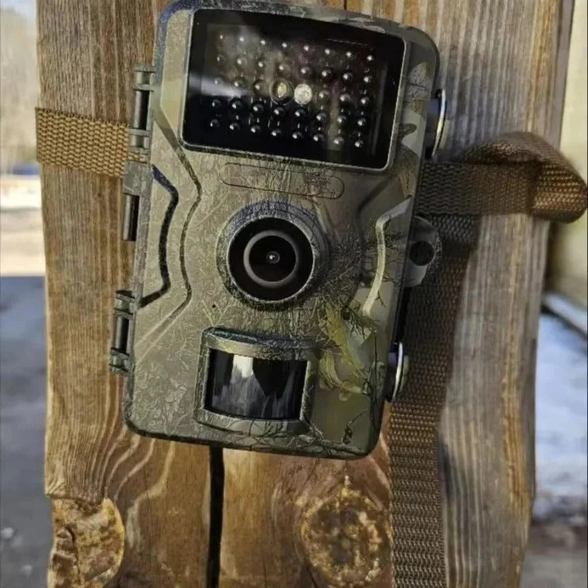 Wildlife Monitoring Camera with 16MP Photos and Infrared Night Vision, 1080P Video