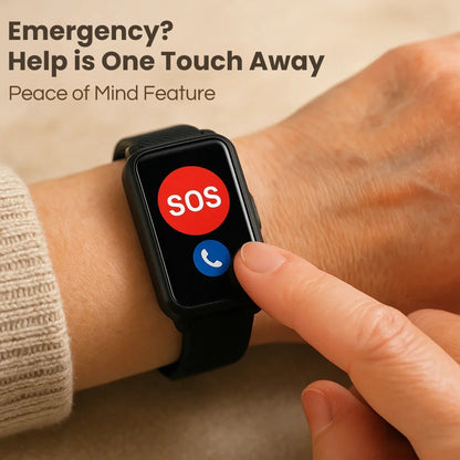 Smartwatch with Automatic Fall Detection and GPS Tracking for Seniors