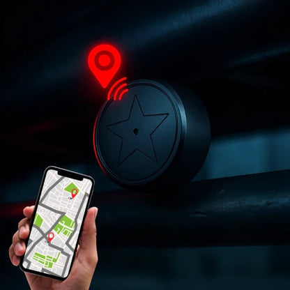 GPS Tracker with Magnetic Mount and 4G Real-Time Updates, 30-Day Battery
