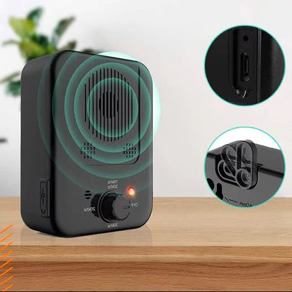 Rechargeable Ultrasonic Bark Control Device with Automatic Detection and Adjustable Frequency All Vera Mart