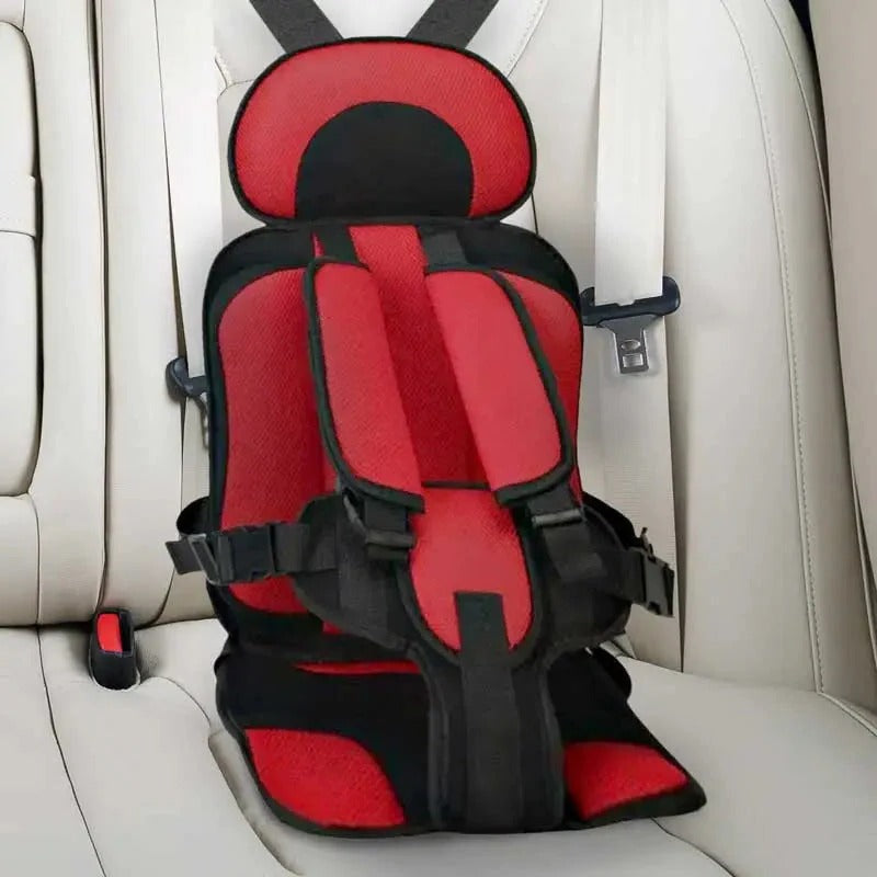 Booster Car Seat Cushion with Five Point Harness and Breathable Mesh Panel