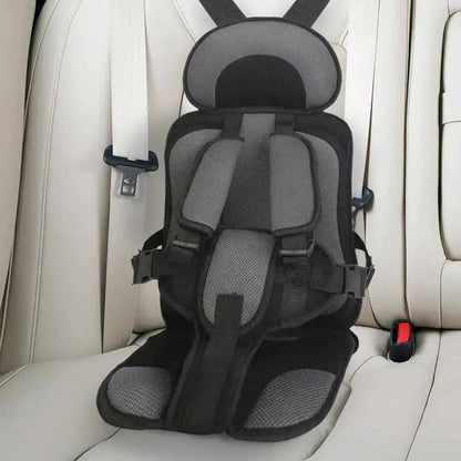 Booster Car Seat Cushion with Five Point Harness and Breathable Mesh Panel