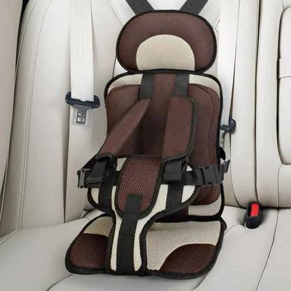 Booster Car Seat Cushion with Five Point Harness and Breathable Mesh Panel